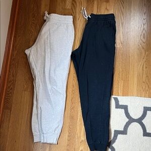 Men’s Gray and Black Jogger Pants Bundle